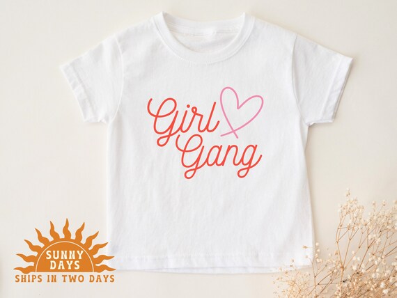 T shirt for Girl Gang Best Friends Matching Outfits for Girls