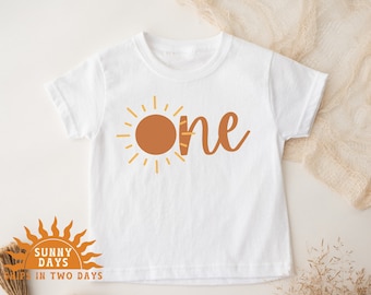 T-Shirt for First Birthday Sun Outfit for First Birthday Cake Smash Bodysuit for First Lap Around The Sun Party Theme Outfit 1st Birthday