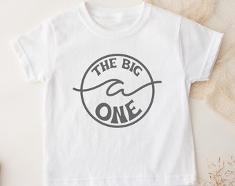 The Big One First Birthday Boy Outfit For The Big One Surf Party Theme Shirt For 1st Cake Smash Bodysuit Keepsake Gift For Grandson