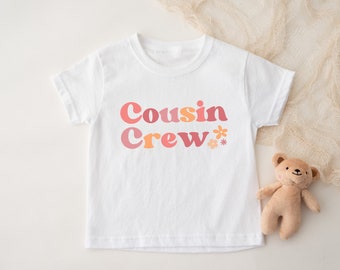 Cousin Crew T-Shirt Gift For New to Cousin Crew Matching Family Reunion Cousin T-Shirt For Cousin Squad Pregnancy Announcement T-Shirt