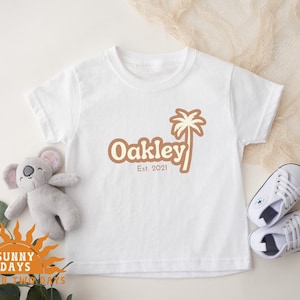 Custom Kids Boho T-Shirt for Toddler Matching Personalised Cousin Shirts for Best Friend Outfit Customisable Baby Gift For Toddler Birthday