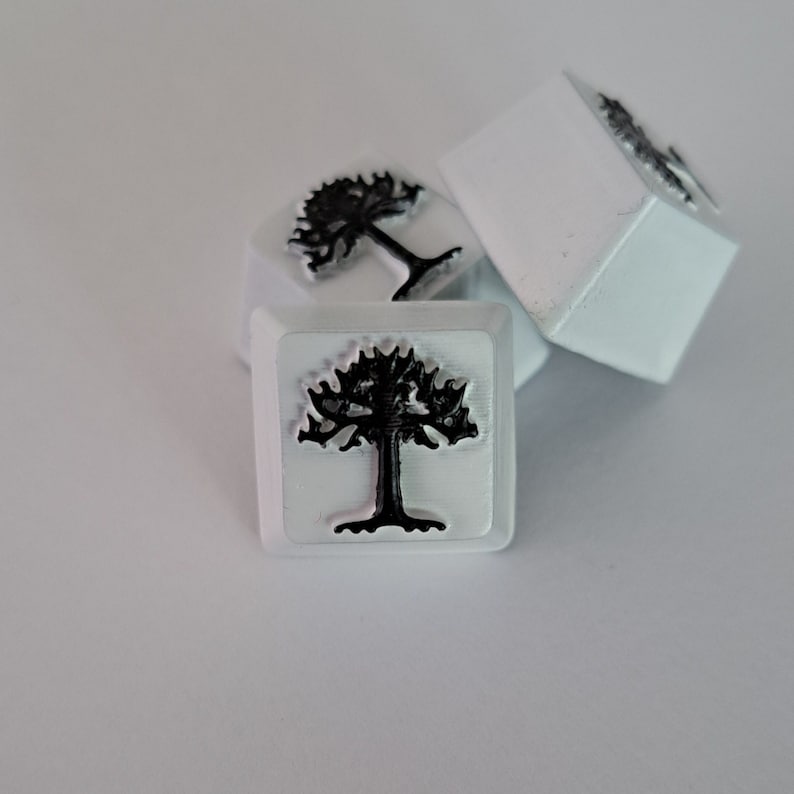 Tree of Gondor Artisan Keycap: Handmade Mechanical Keyboard Accessory ...