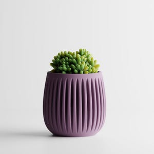 Jardinière imprimée en 3D - Cache-pot moderne en PLA, décoration d'intérieur