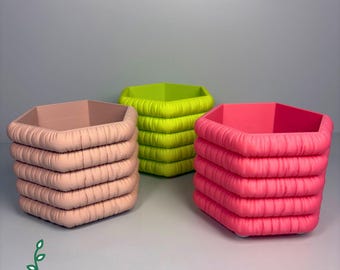 Cactus Succulent Pot – 3D Printed Planter