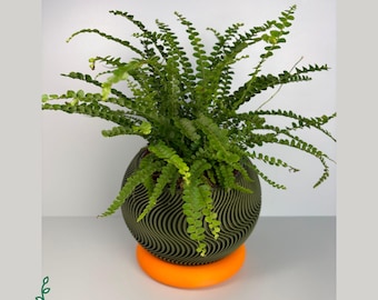 Self-Watering Planter: 3D Printed Pot for indoor plants, palms, flowers
