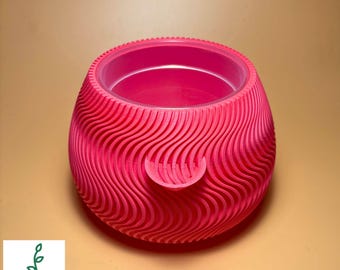 Selbstbewässernde fleischfressende Pflanze: 3D gedruckter Topf