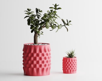 3D-geprinte plantenbak - moderne kamerplantpot, decoratieve bloempot voor kamerplanten, minimalistisch interieur, milieuvriendelijke plantenbak