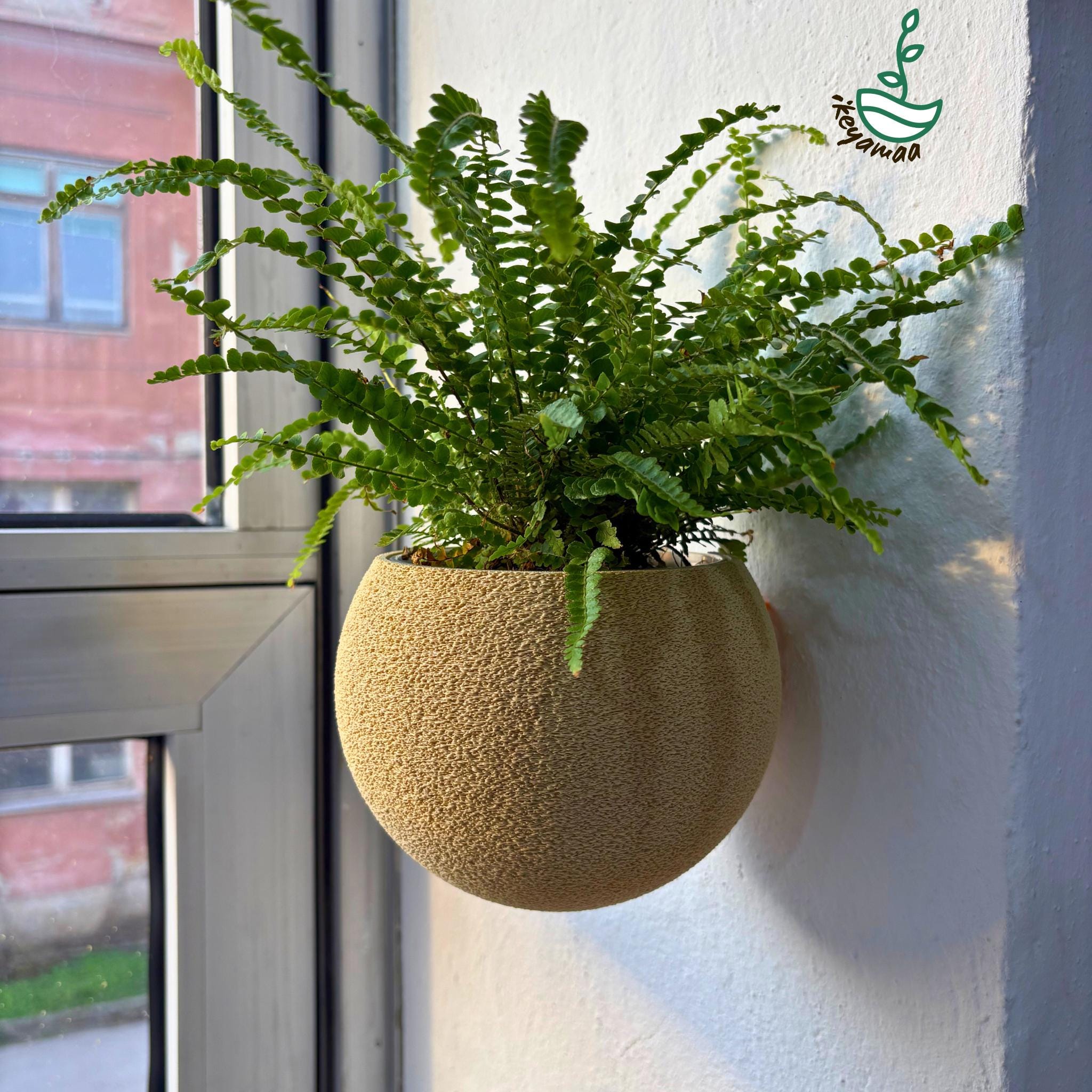 Fioriera Da Parete Modello Veneziano - Vaso Portavasi In Plastica Per Esterno E Interno - 31x18x34 Cm