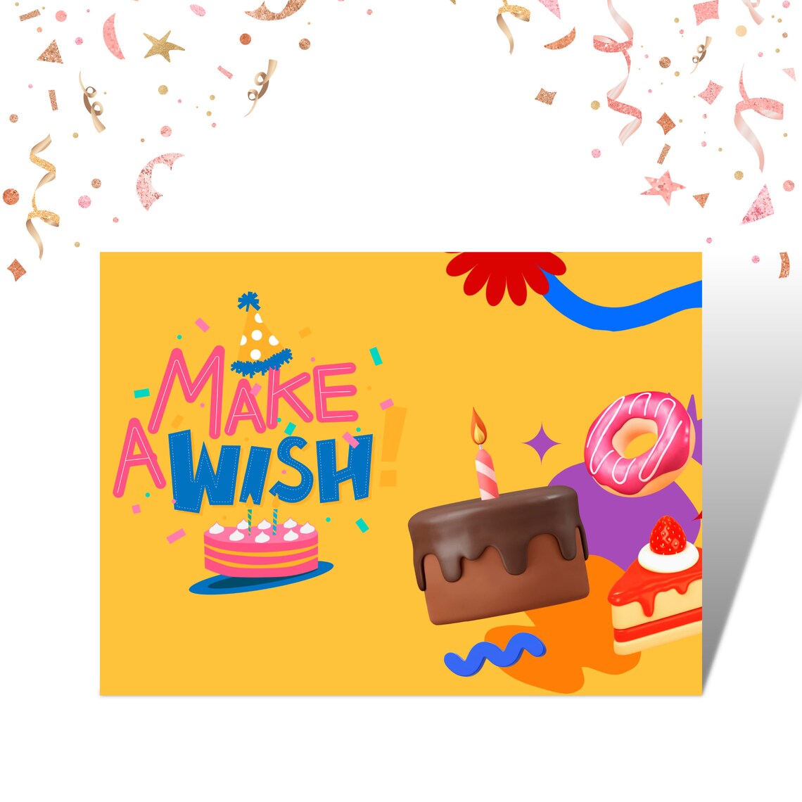 PRINTABLE Happy Birthday Card I Happy Birthday Card I - Etsy