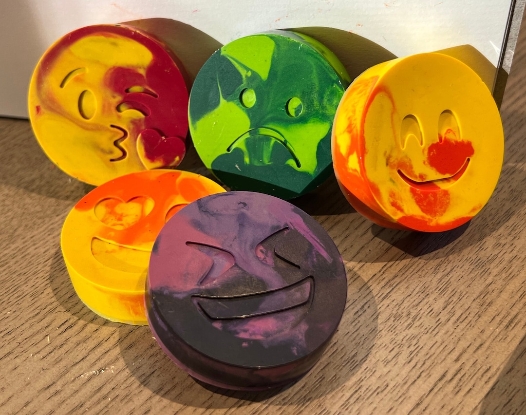 Emoji Crayons Etsy