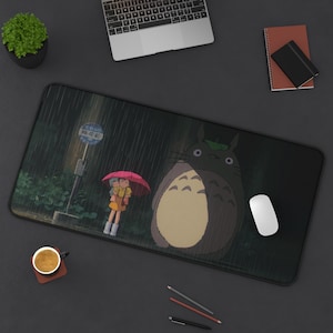 Bus Stop Ghibli Long Gaming Mousepad/Schreibtischmatte/Spielmatte