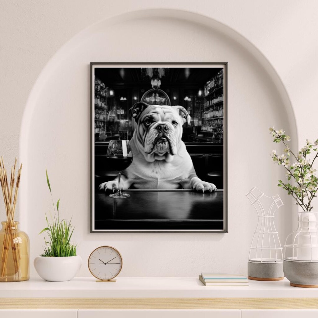 Vixar Tazza Colorata Con Bull Terrier Inglese – Acquerello Art, Regalo Per Amanti Dei Cani