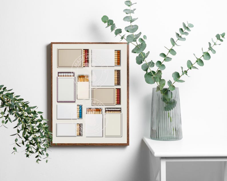Blank Matchbook Template Neutral, Create Your Own, Customized Matchbox ...