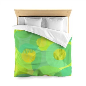 Spring Pods Contemporary Designer Bedroom Duvet By M.C. Selfridge