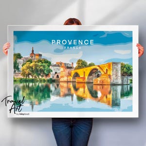 Provence Landscape Print - France Wall Art - Special Place Gift