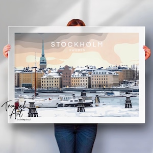 Stockholm Print - Sweden Travel Poster