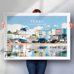 Wales Travel Poster - Pembrokeshire Print