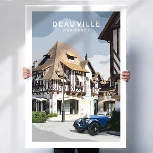 Deauville Normandy Art Print: France Travel Poster