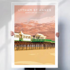 Lytham St Annes Poster - Travel Wall Art Print