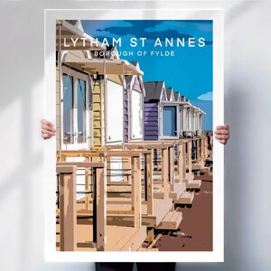 Lytham St Annes Poster - Lancashire Print - Home Decor