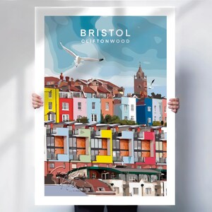 Bristol travel Print - Cliftonwood Poster - Travel Art Prints