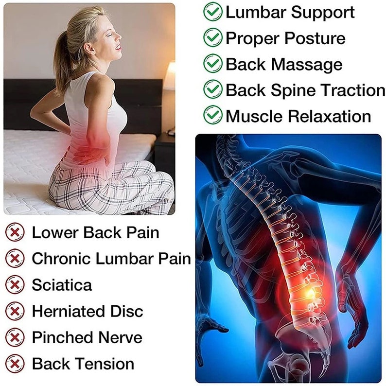 Back Stretcher Magnetotherapy Massage Tools Stretch Fitness image 5