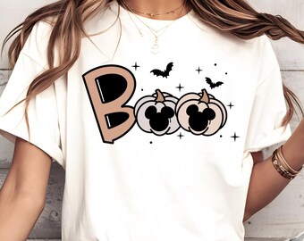 Boo Mickey Halloween Shirt, Pumpkin shirt, Halloween Tshirt, Halloween Party Tee, Pumkin Sweater, Thanksgiving Shirt, Spooky Mouse