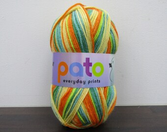 Brand New Cygnet Everyday Pato Yarn - Daisychain Multicoloured - DK - 100g - Acrylic - Machine Washable - Knitting and Crochet Wool