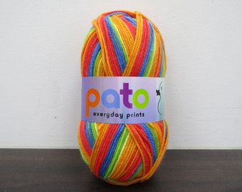 Brand New Cygnet Everyday Pato Yarn - Rainbow  - DK - 100g - Acrylic - Machine Washable - Knitting and Crochet Wool