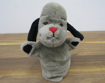 Vintage Sweep Hand Puppet with Squeaker Sooty and Sweep Show Patsy B Retro Kid's Toy British TV Nostalgia