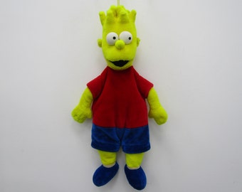 Vintage Boots The Simpsons Bart Simpson Large Novelty Hot Water Bottle Cover (1998) 28" Retro TV Nostalgia Simpsons Collectible