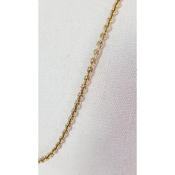 Vintage JAN LESLIE RARE Chain Necklace Gold Tone … - image 3