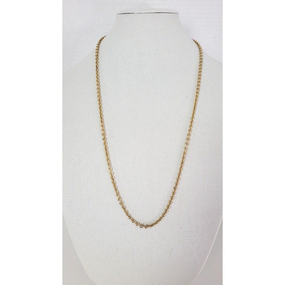 Vintage JAN LESLIE RARE Chain Necklace Gold Tone … - image 2