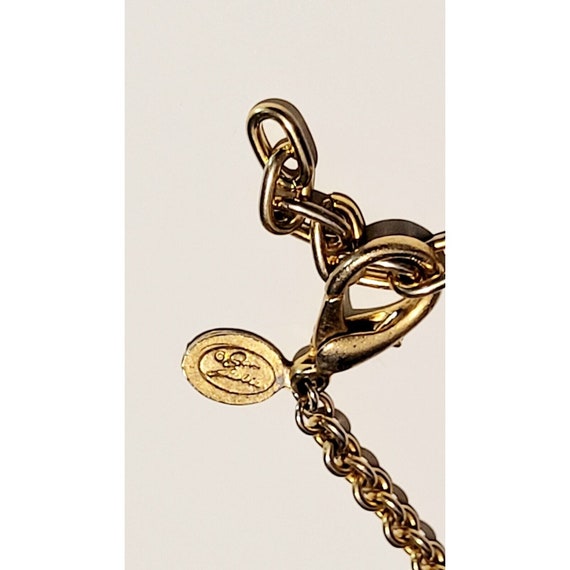 Vintage JAN LESLIE RARE Chain Necklace Gold Tone … - image 6