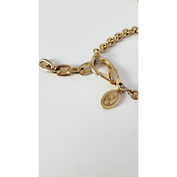 Vintage JAN LESLIE RARE Chain Necklace Gold Tone … - image 4