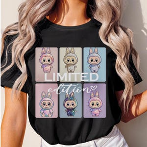 Limited Edition labubu shirt, labubu, labubu clothes, Labubu shirt, Labubu outfit, Cute Labubu tee