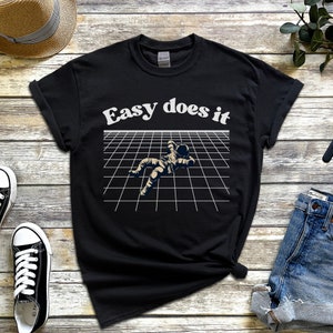 Unisex Easy does it retro shirt, Recovery Slogan shirt, Recovery T-shirt, Recovery gift, 12 Step recovery shirt, NA shirt, AA shirt