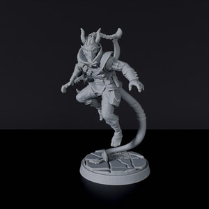 Tiefling Rogue DnD inspired Fantasy DnD Tabletop RPG Mini Great Miniature Gift Idea for Dungeon and Dragons Fans Painting 3D Resin Figure