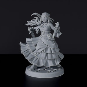 Human Female Rogue Bard DnD inspired Fantasy Tabletop RPG Mini Great Miniature Gift Idea for Dungeon and Dragons Fans Painting Resin Figure
