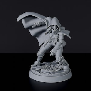 Human Rogue DnD inspired Fantasy DnD Tabletop RPG Mini Great Miniature Gift Idea for Dungeon and Dragons Fans Painting 3D Resin Figure