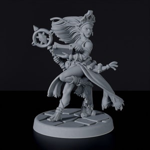 Half Orc Female Cleric  DnD inspired Fantasy DnD Tabletop RPG Mini Great Miniature Gift Idea for Dungeon and Dragons Fans Painting 3D Resin