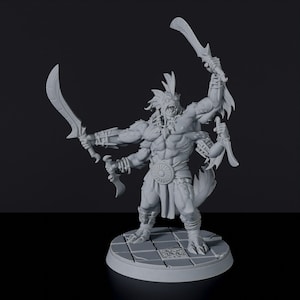 Potwór Diabeł Morski DnD inspirowany Fantasy DnD Tabletop RPG Miniatura Świetny pomysł na prezent w miniaturze dla fanów Dungeon and Dragons Malowanie 3D Żywiczna figurka