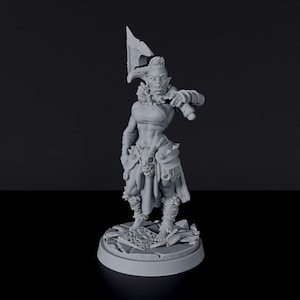 Demi-orque barbare inspiré du DnD Fantasy DnD RPG de table Mini excellente idée cadeau miniature pour les fans de donjons et de dragons, figurine en résine de peinture