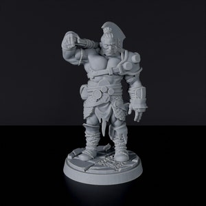 Half-Orc Barbarian DnD inspired Fantasy DnD Tabletop RPG Mini Great Miniature Gift Idea for Dungeon and Dragons Fans Painting Resin Figure