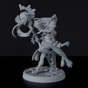 Half Orc Female Cleric  DnD inspired Fantasy DnD Tabletop RPG Mini Great Miniature Gift Idea for Dungeon and Dragons Fans Painting 3D Resin
