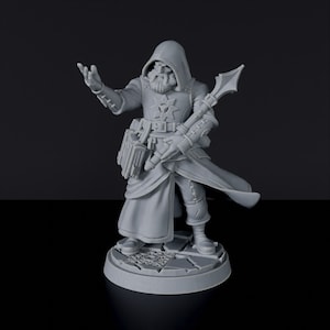 Human Cleric Male DnD inspired Fantasy DnD Tabletop RPG Mini Great Miniature Gift Idea for Dungeon and Dragons Fans Painting 3D Resin Figure