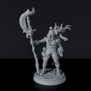 Human Warlock Male DnD inspired Fantasy DnD Tabletop RPG Mini Great Miniature Gift Idea for Dungeon and Dragons Fans Painting Resin Figure