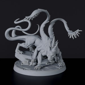Displacer Panther DnD geïnspireerd Fantasy Monster DnD tafelblad RPG Mini geweldig miniatuur cadeau-idee voor Dungeon and Dragons-fans schilderij figuur