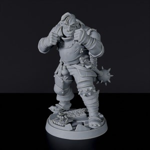 Half-Orc Fighter Warrior DnD inspired Fantasy Tabletop RPG Mini Great Miniature Gift Idea for Dungeon and Dragons Fans Painting Resin Figure