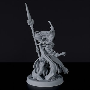 Half Orc Female Cleric  DnD inspired Fantasy DnD Tabletop RPG Mini Great Miniature Gift Idea for Dungeon and Dragons Fans Painting 3D Resin